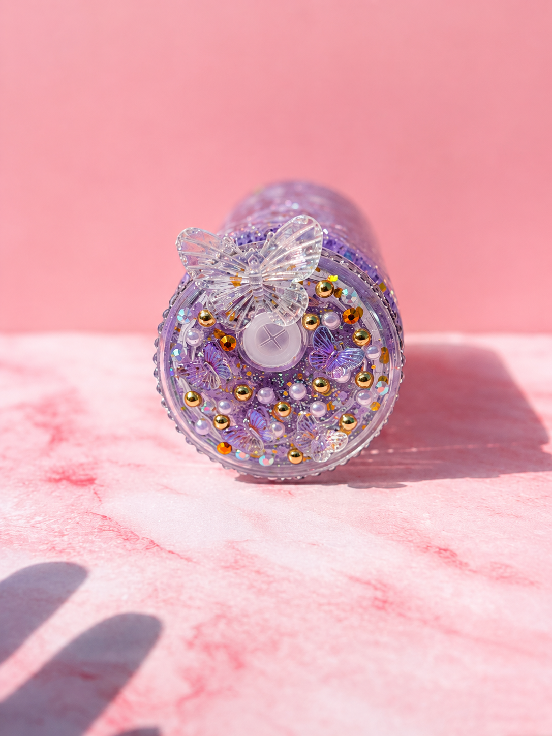 Purple Butterfly Dream Snowglobe