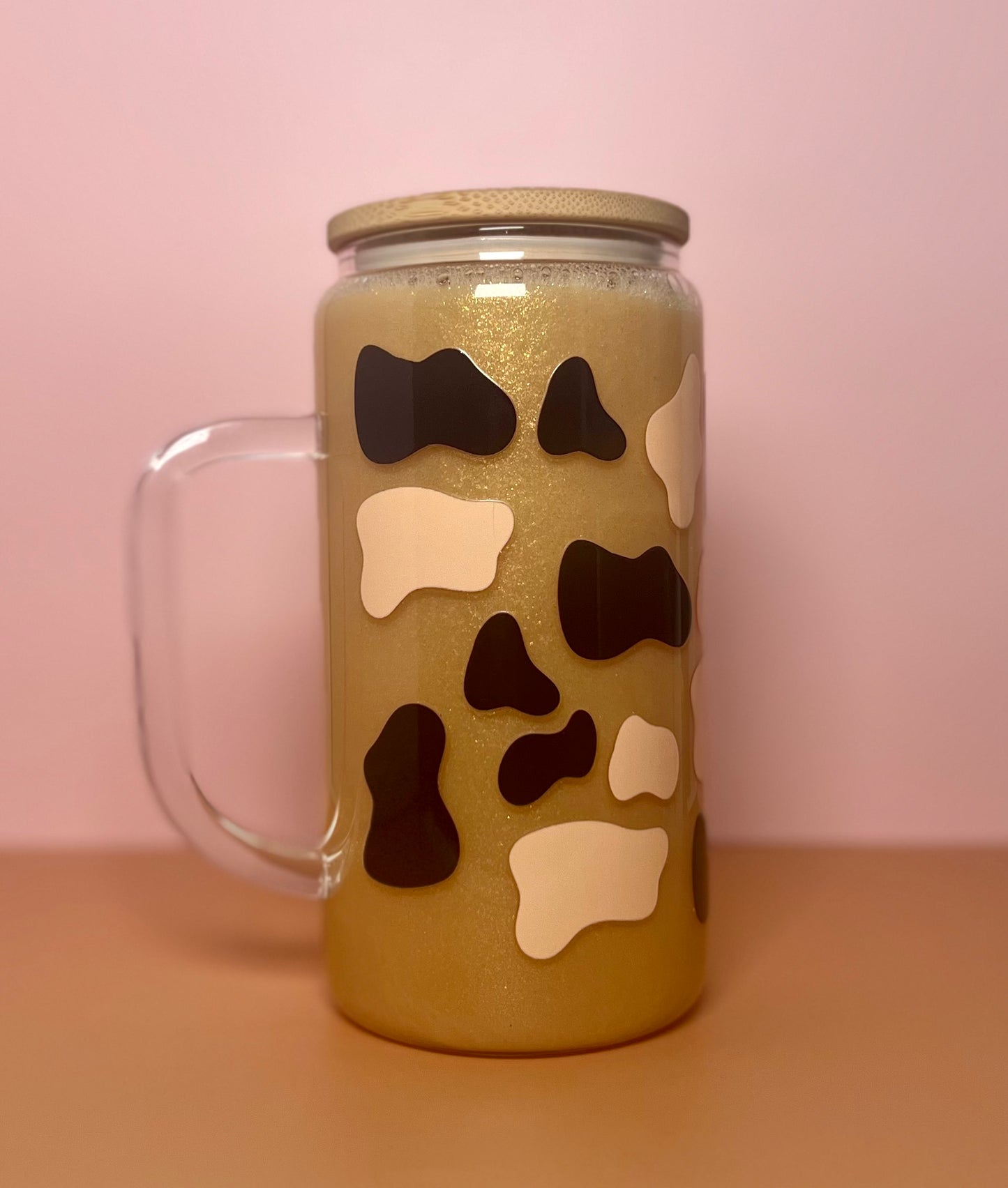 Golden Milky Snow Globe Cup