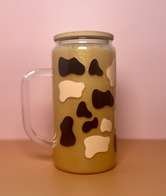 Golden Milky Snow Globe Cup