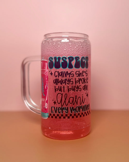 Suspect Says Glass Snowglobe