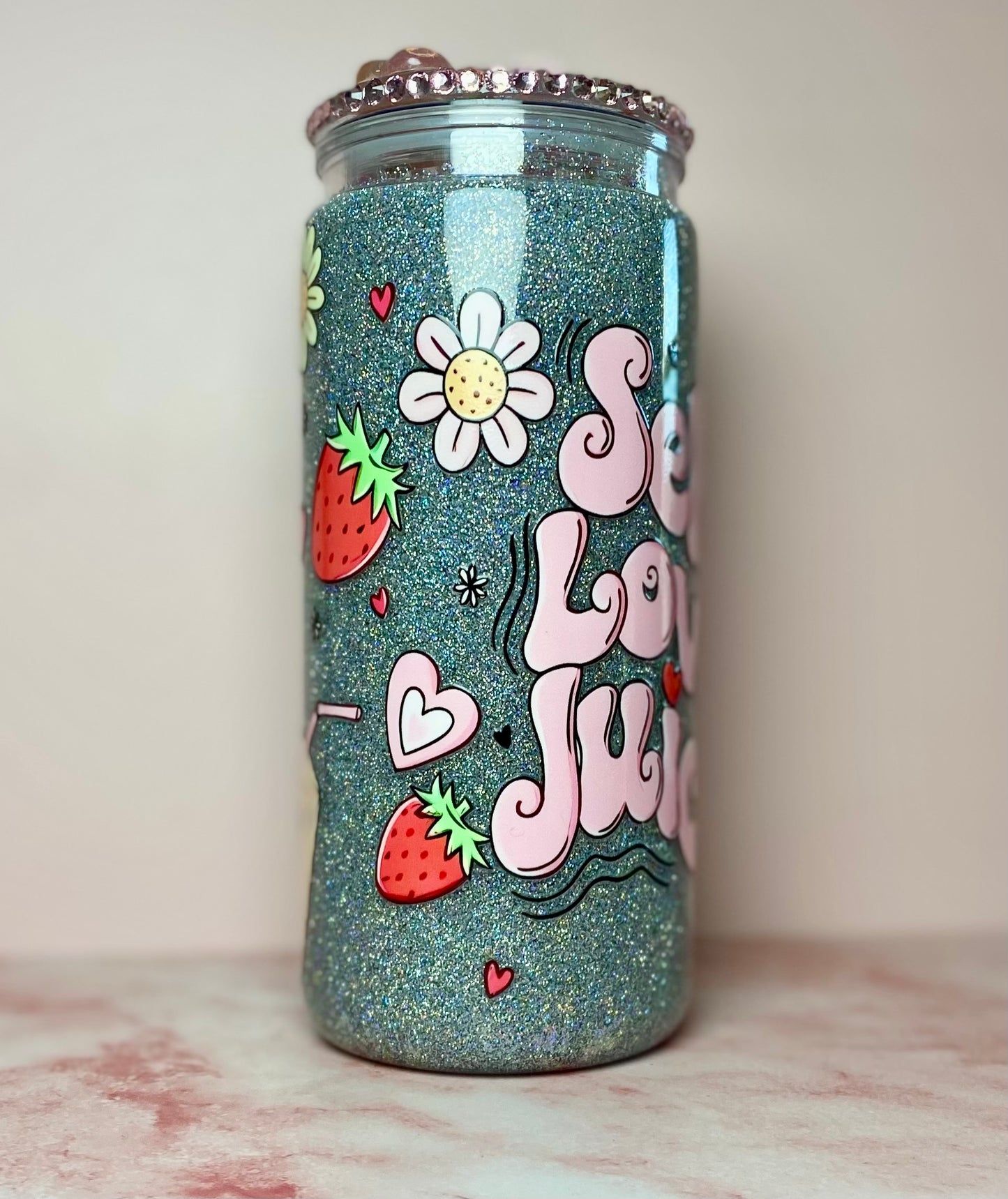 Self Love Juice Snowglobe Tumbler
