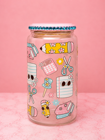 Teacher Era Glass Cup