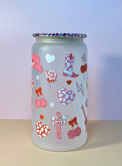 Love Shack Glass Cup