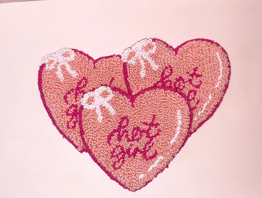 Hot Girl Heart Mug Rug