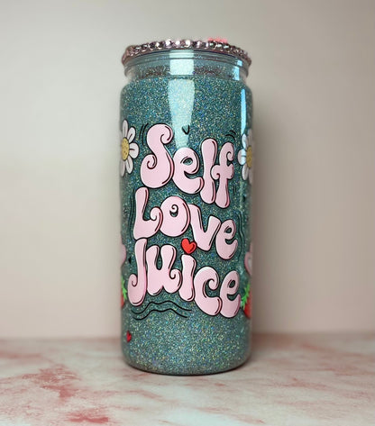 Self Love Juice Snowglobe Tumbler