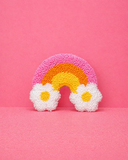 Rainbow Mug Rug