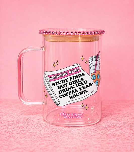 Breaking News Square Glass Mug