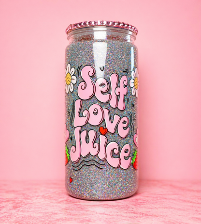 Self Love Juice Snowglobe Tumbler