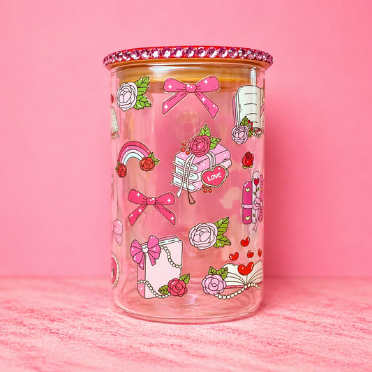 XOXO Bookish Glass Mug