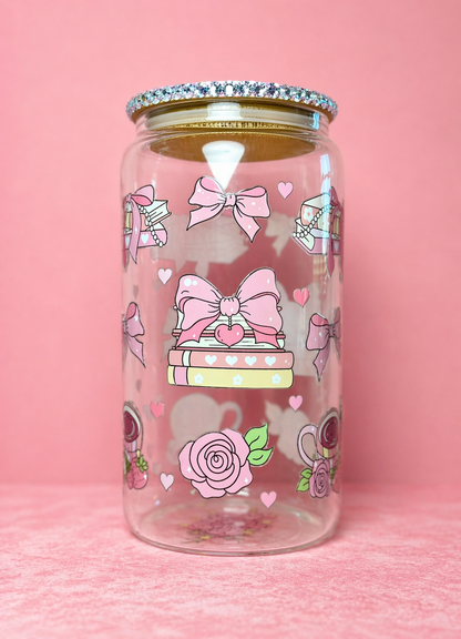 Pastel Bookish Aesthetic Tumbler