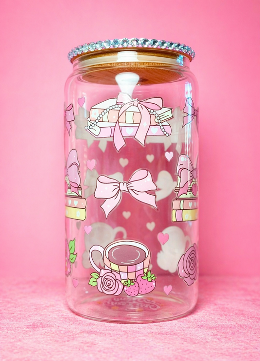 Pastel Bookish Aesthetic Tumbler