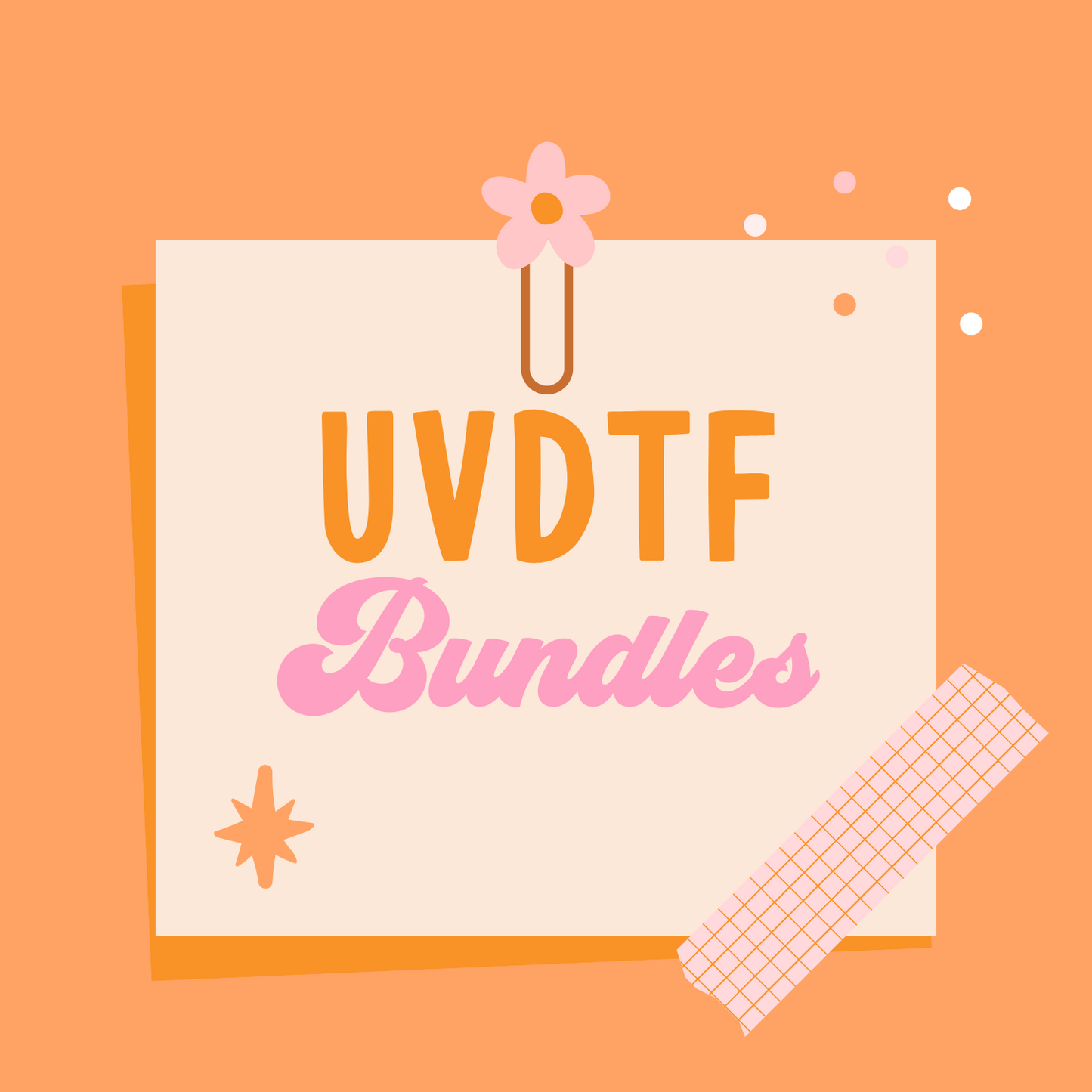 35 PC Mystery UVDTF Wrap Bundles