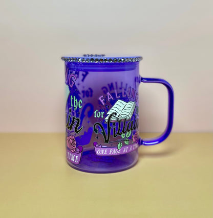 Falling For The Villain Glass Mug