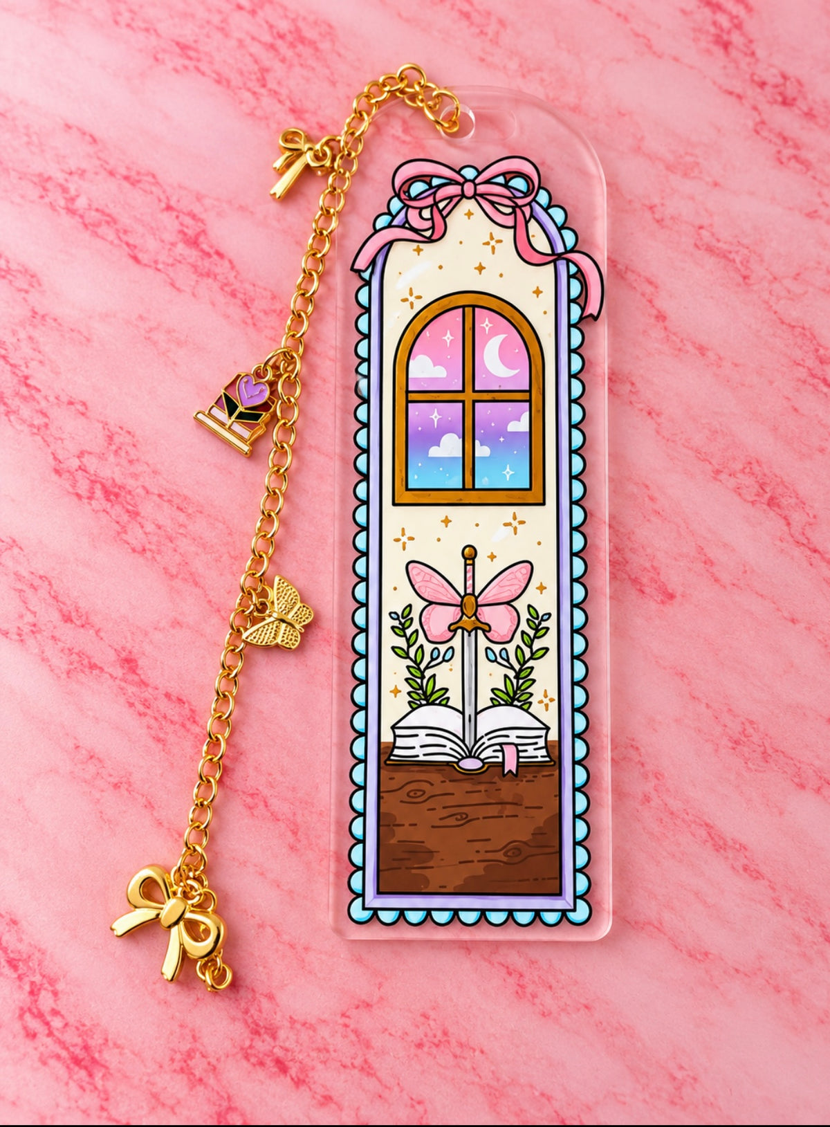 Enchanted Chapters Acrylic Bookmark
