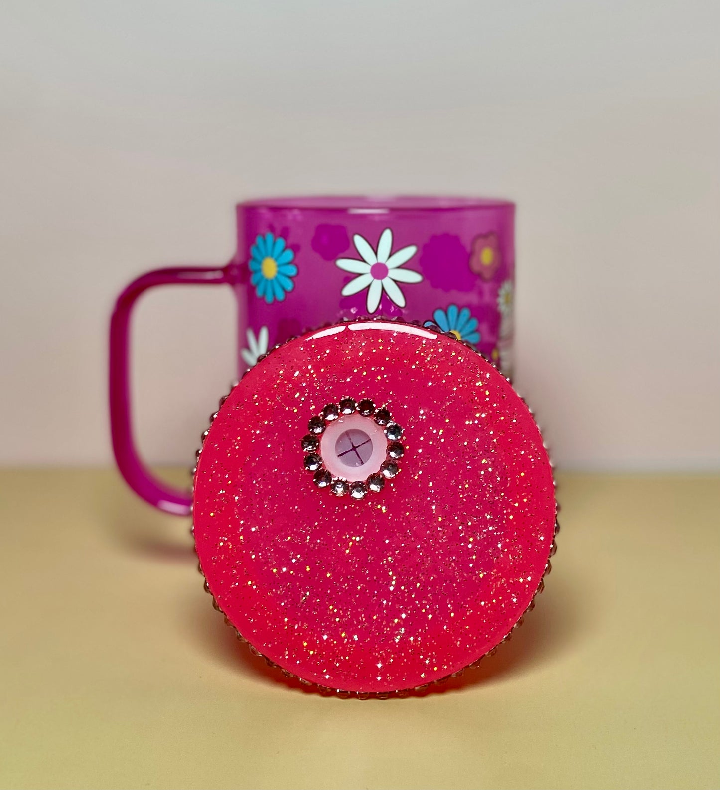 Fueled By Coffee And Anxiety Glass Mug