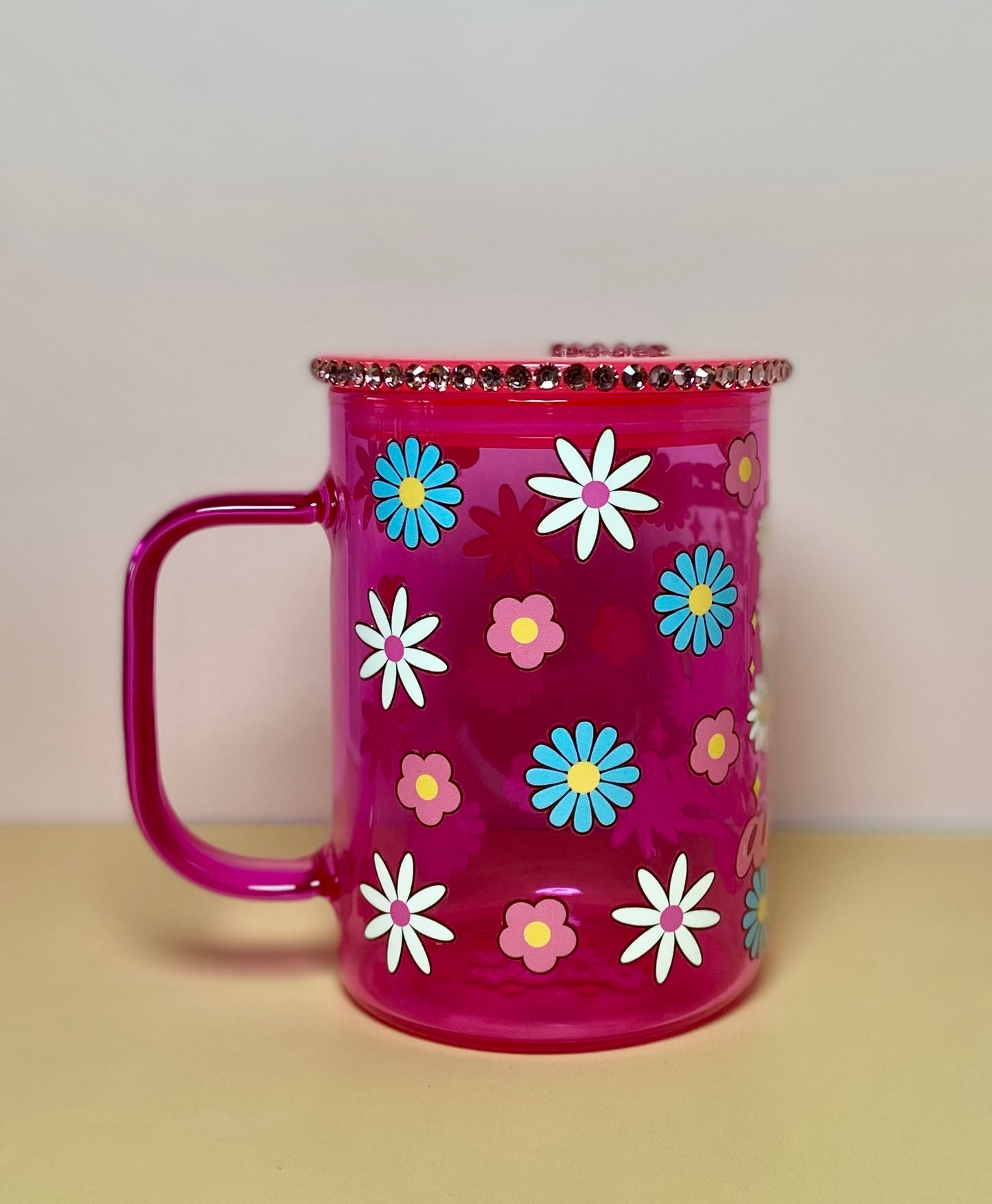 Fueled By Coffee And Anxiety Glass Mug