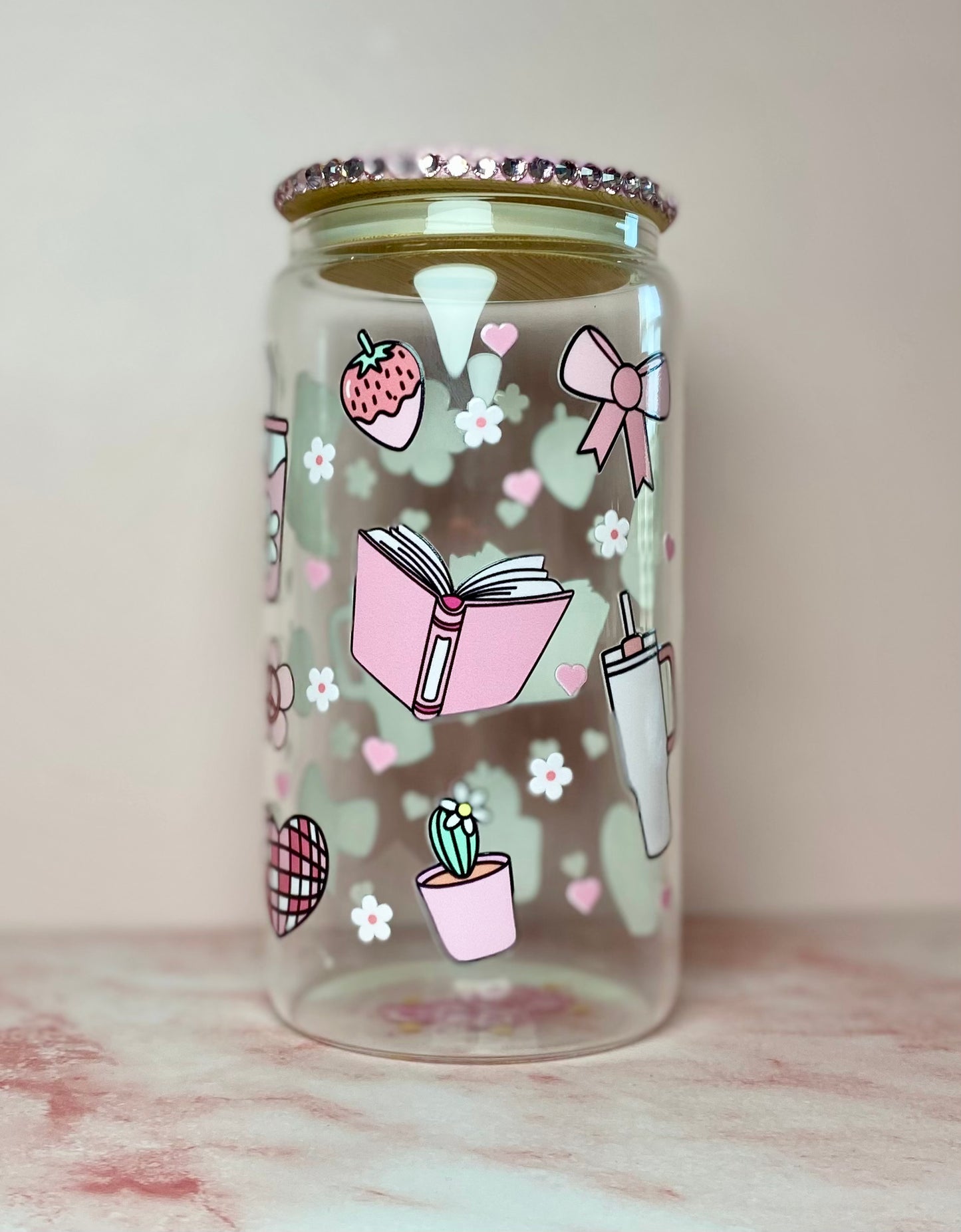 Coquette Bookish Tumbler