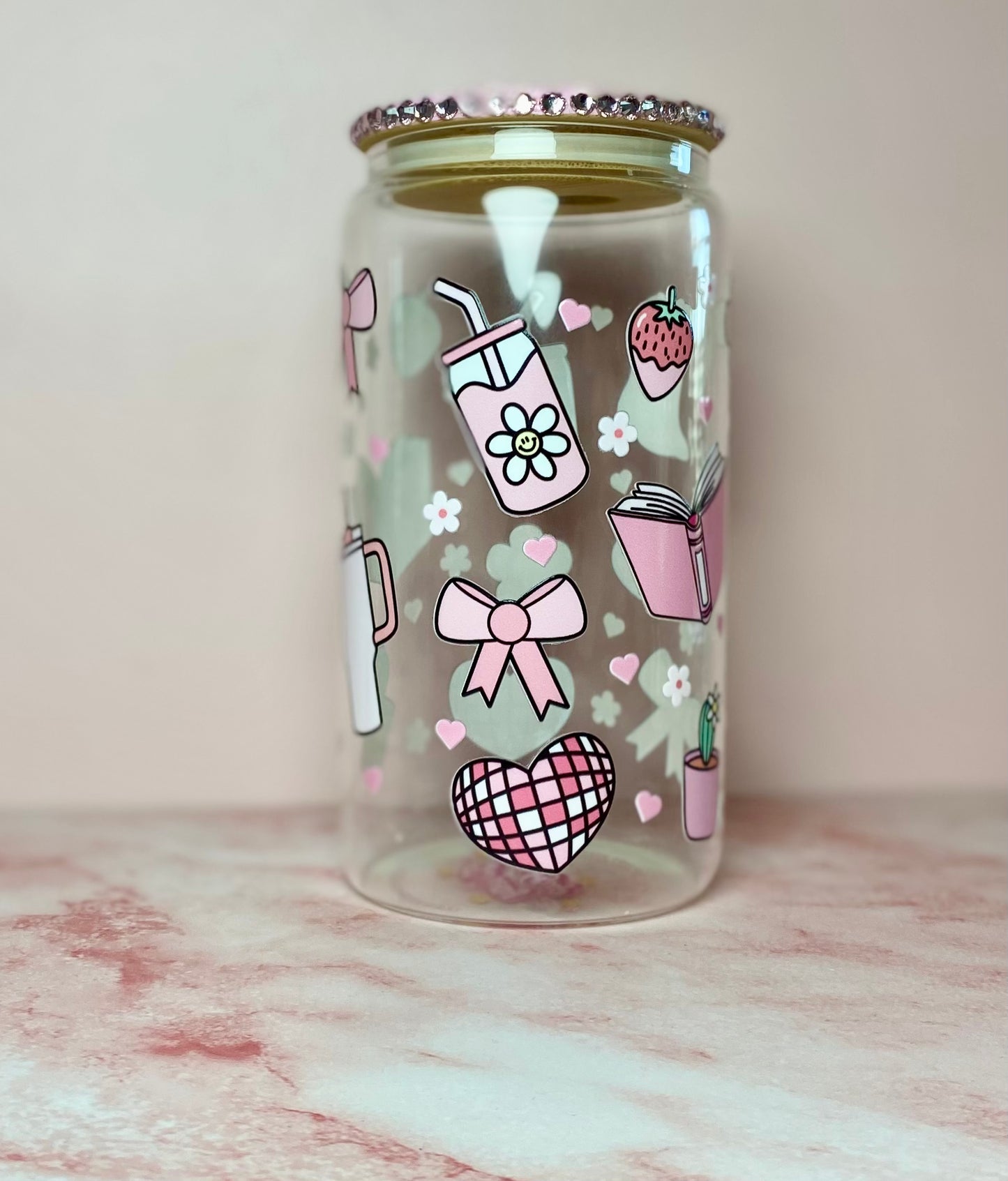 Coquette Bookish Tumbler