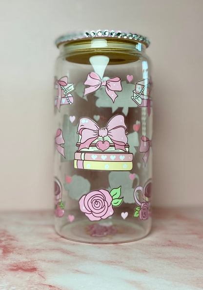 Pastel Bookish Aesthetic Tumbler