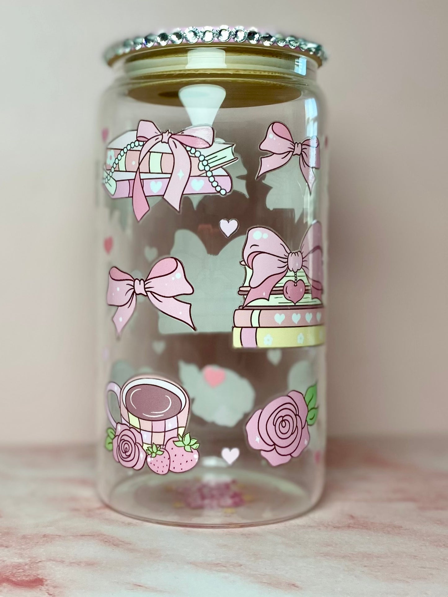 Pastel Bookish Aesthetic Tumbler