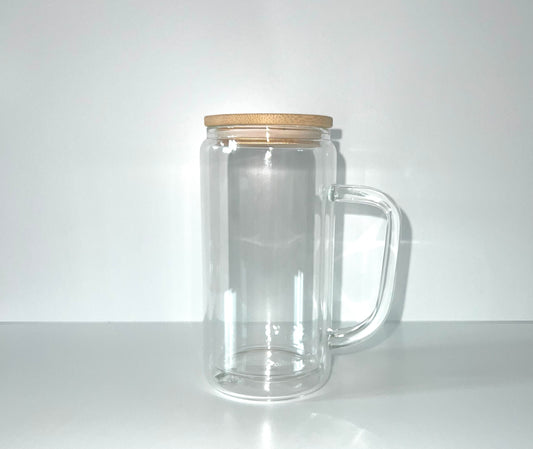 16oz Snow Globe Cup With Handle