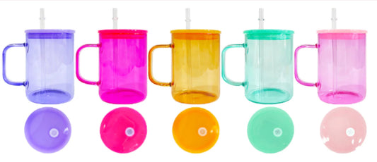 17oz Jelly Glass Mugs